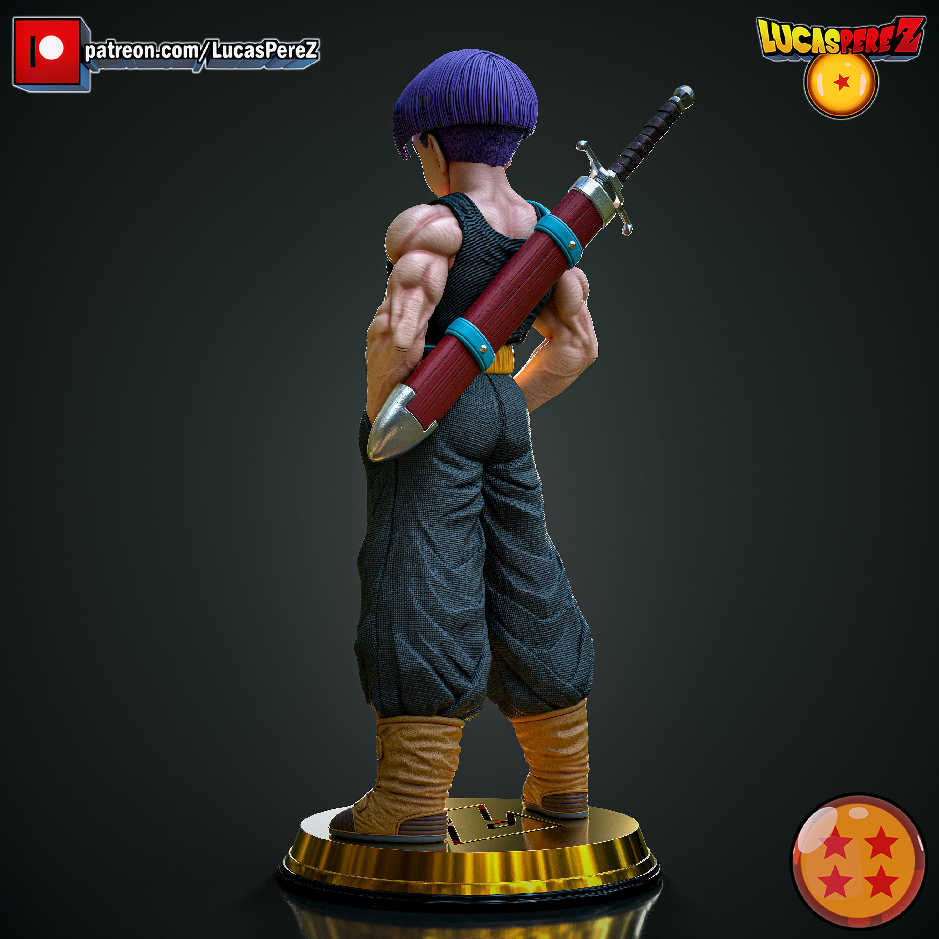 TRUNKS Z WARRIORS 3D print model_8