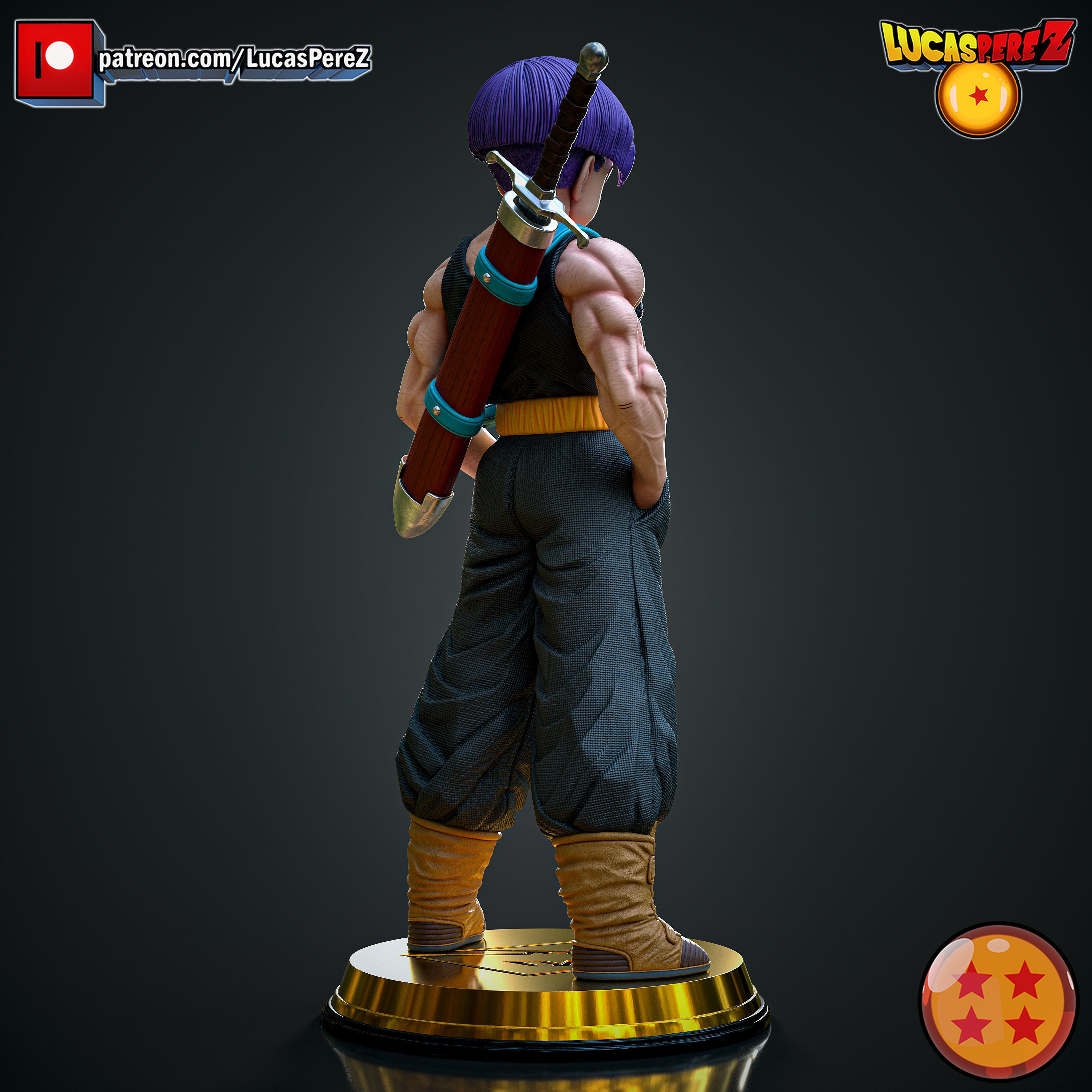 TRUNKS Z WARRIORS 3D print model_10