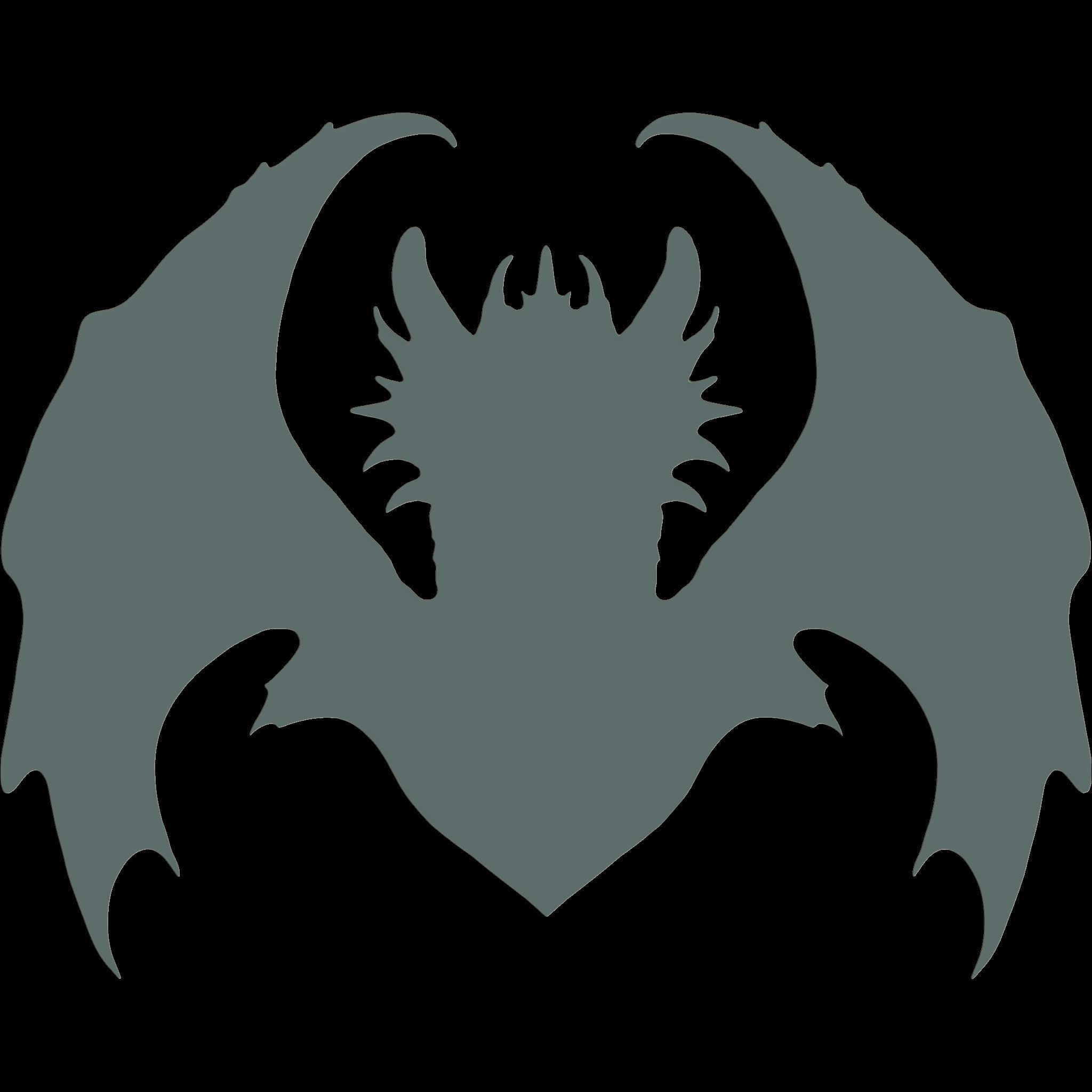 Dragon Head Relief No4 STL file for 3d Printing or CNC 3D print model_10