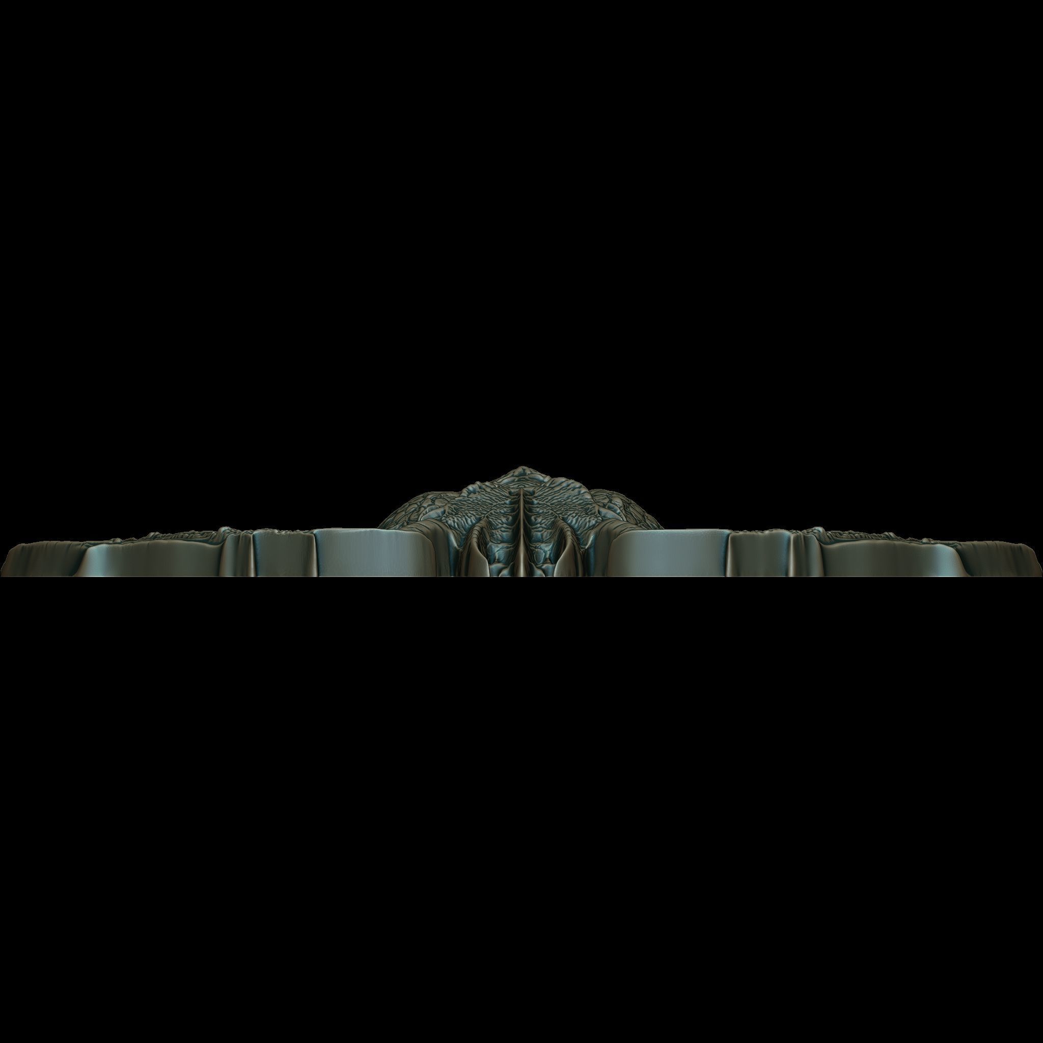 Dragon Head Relief No4 STL file for 3d Printing or CNC 3D print model_14