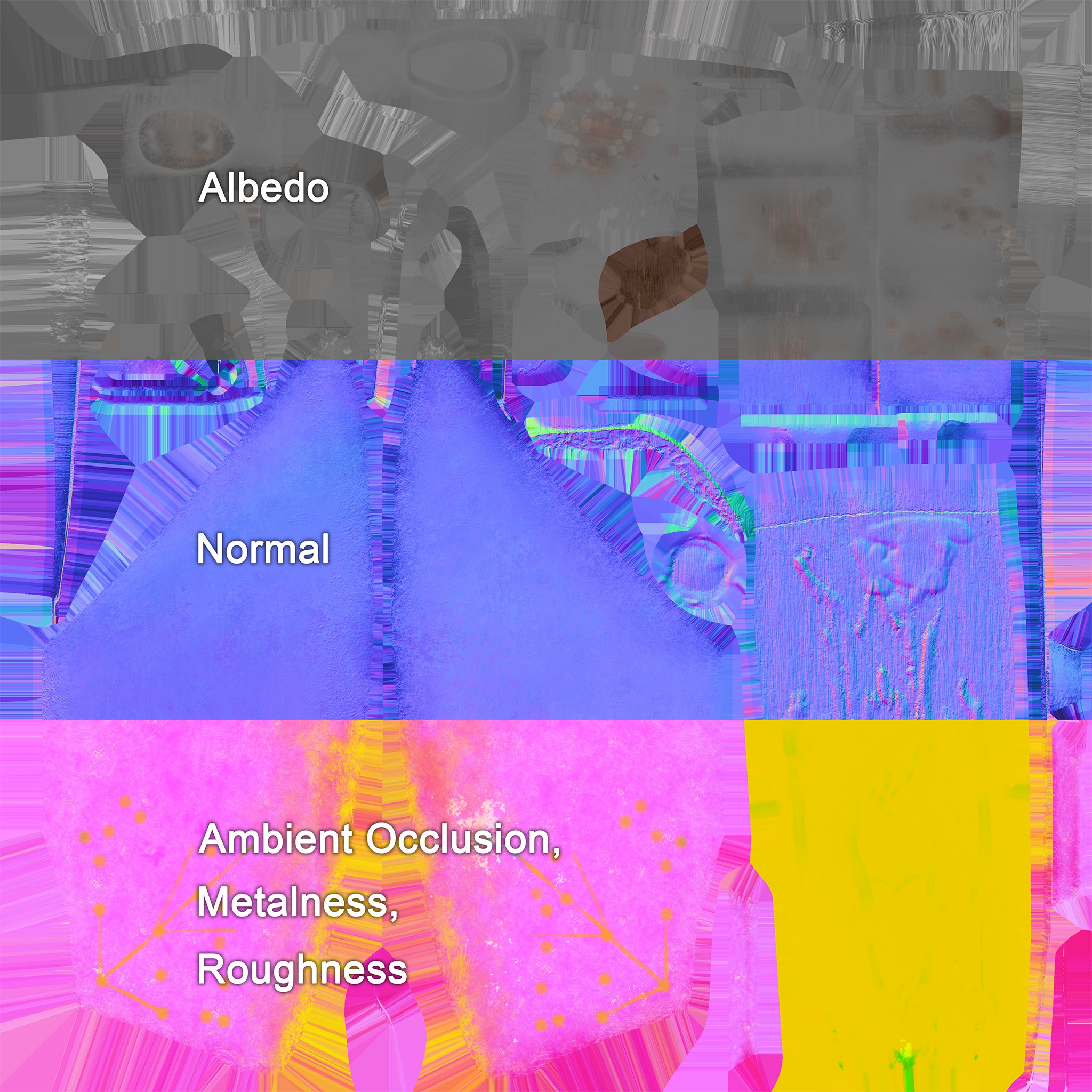 Austrian Broad Axe Low-poly 3D model_8