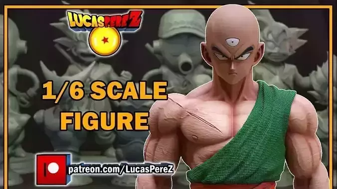 TEN SHIN HAN Z WARRIORS 3D print model