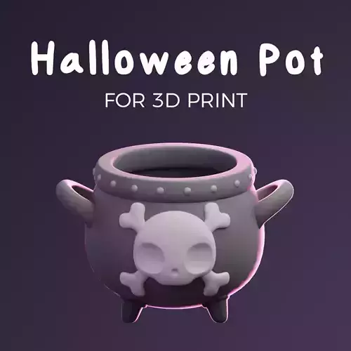 Halloween Pot 3D print model