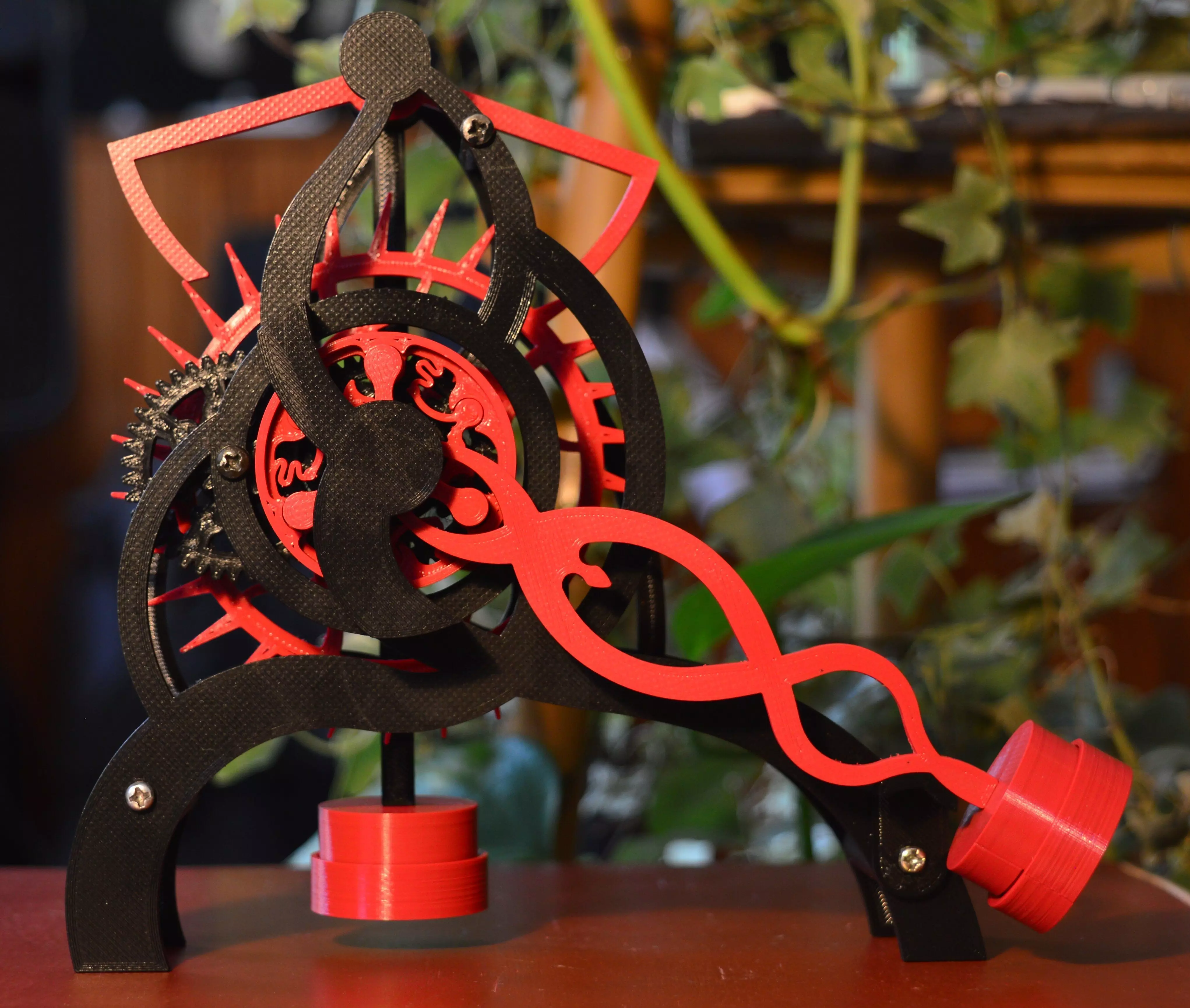 Deadbeat Escapement Mechanical Countdown Timer 3D print model