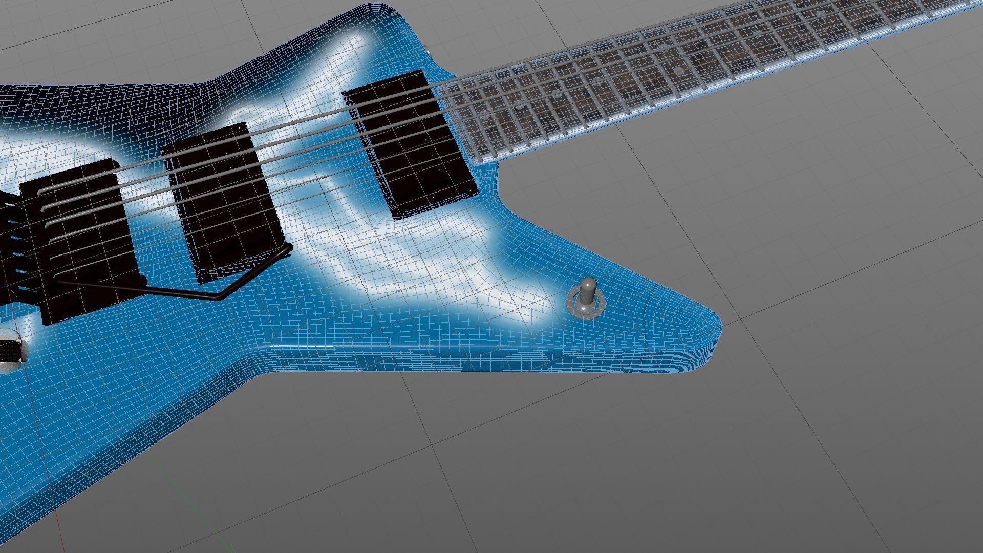 Darrell 3d guitar collection 3D model_6