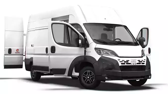 Fiat e Ducato Van L3H3 HQ Interior 2025