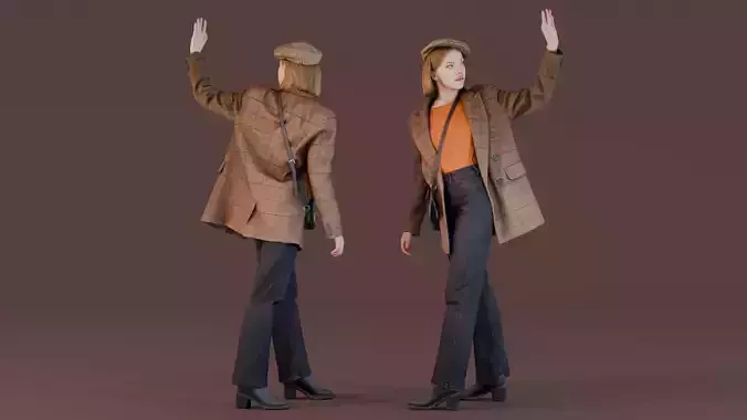 Retro Chic Urban Stroll