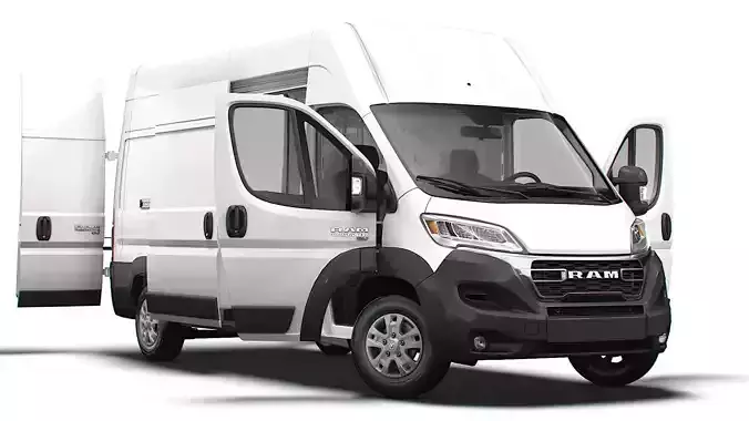 RAM Promaster e Van L3H3 HQ Interior 2025