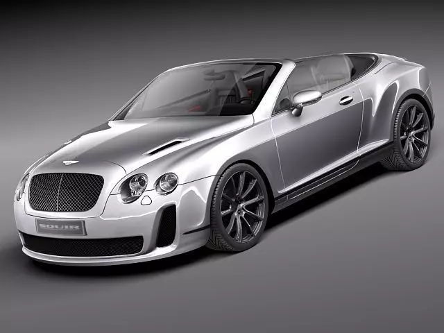 Bentley Continental Supersports Convertible 2011 3D Model 3D model_0