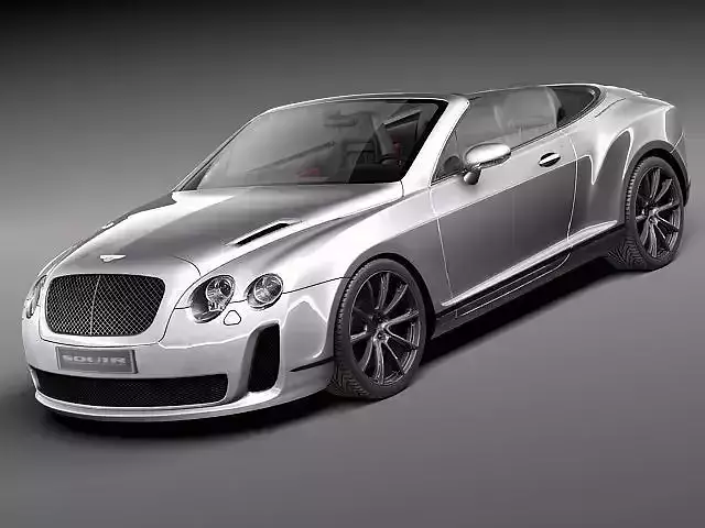 Bentley Continental Supersports Convertible 2011 3D Model 3D model