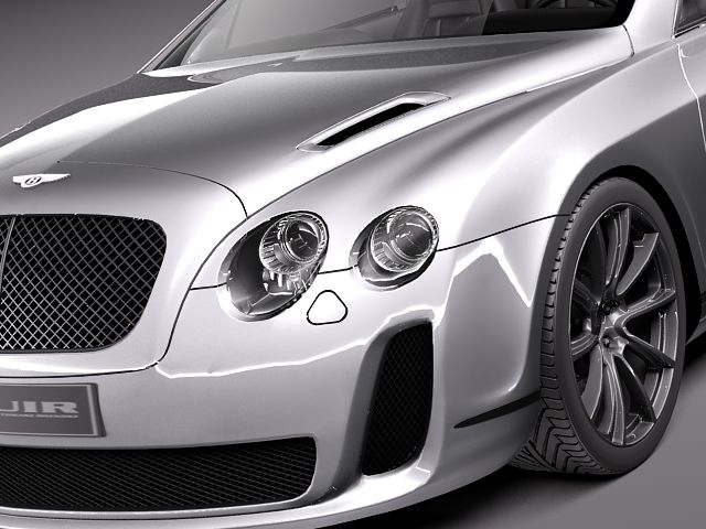 Bentley Continental Supersports Convertible 2011 3D Model 3D model_2