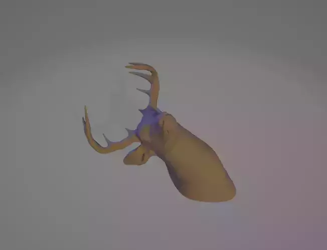 Deer mount 3d model