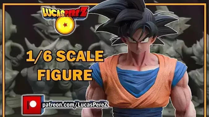 GOKU Z WARRIORS 3D print model
