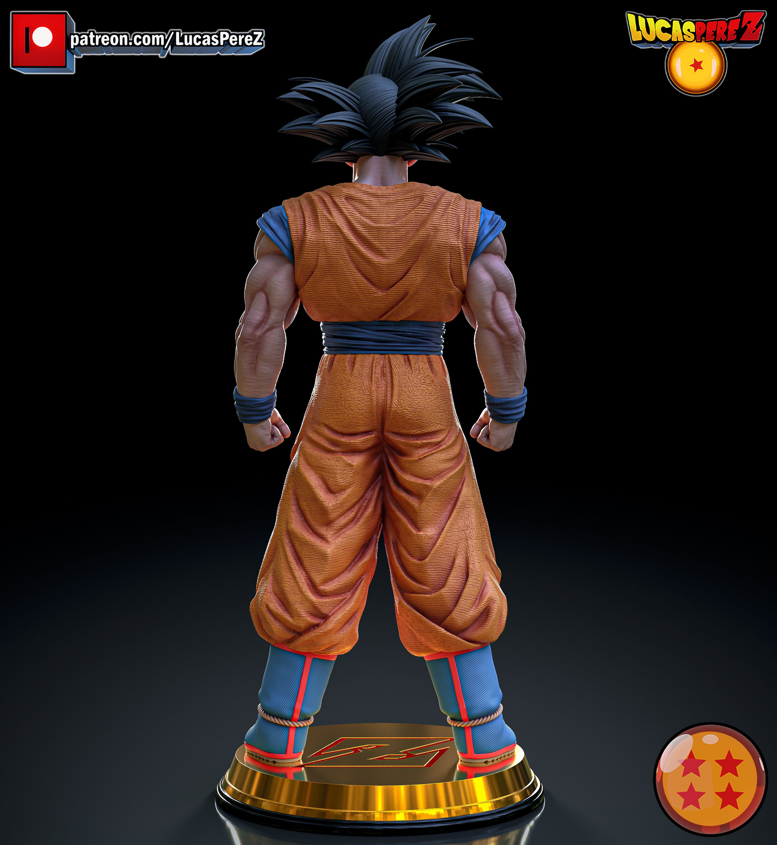GOKU Z WARRIORS 3D print model_5