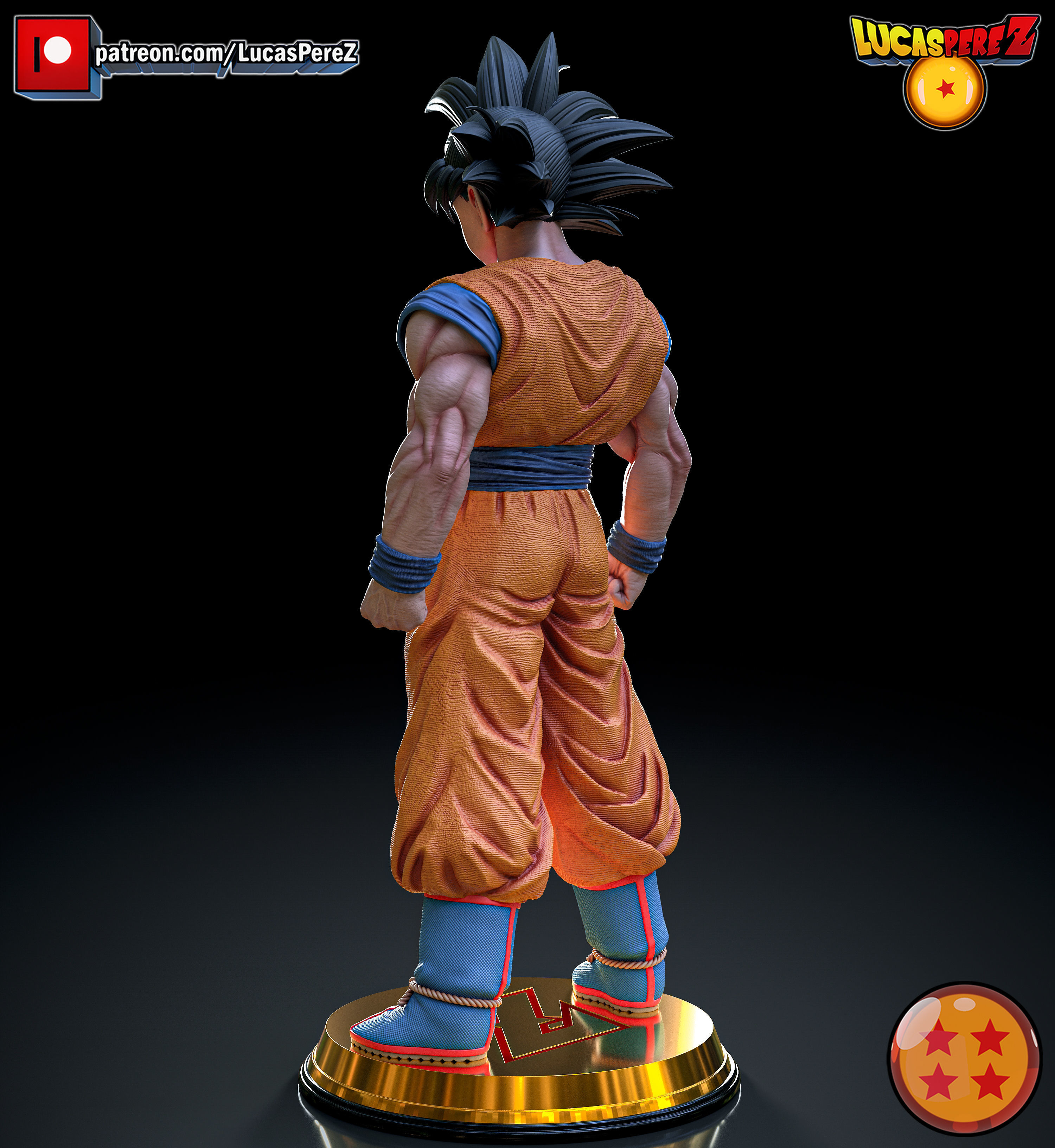 GOKU Z WARRIORS 3D print model_4
