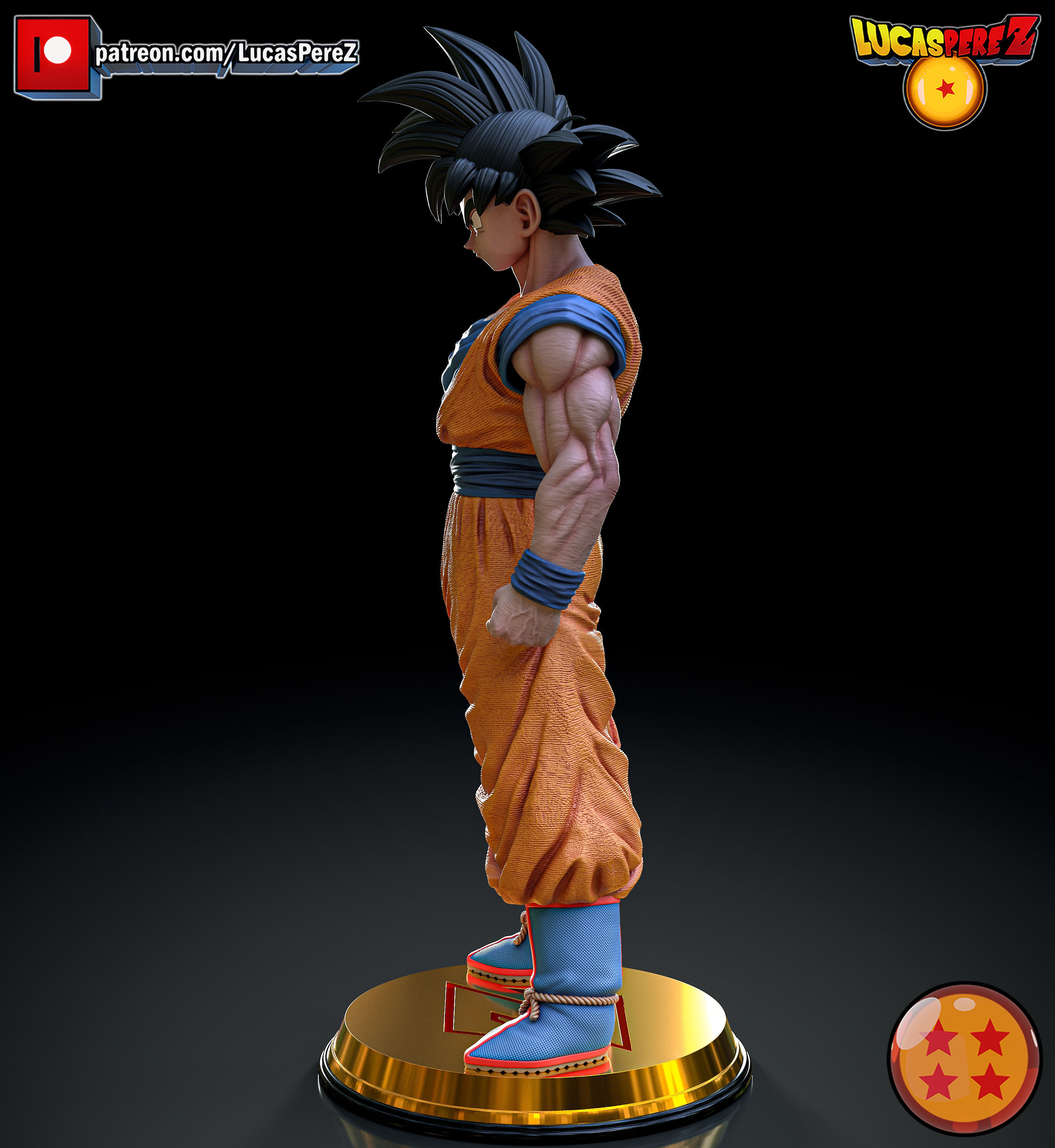 GOKU Z WARRIORS 3D print model_3