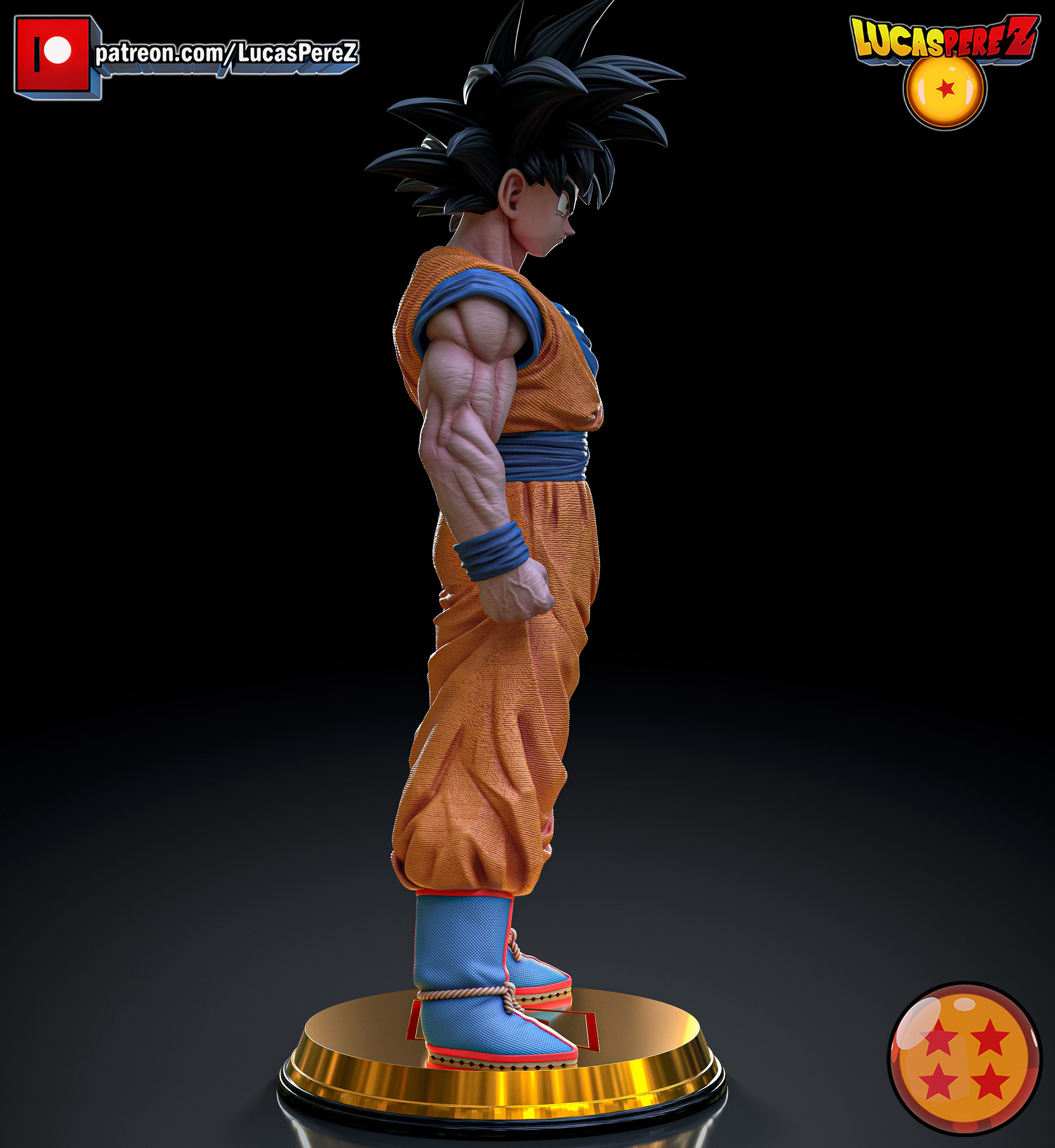 GOKU Z WARRIORS 3D print model_7