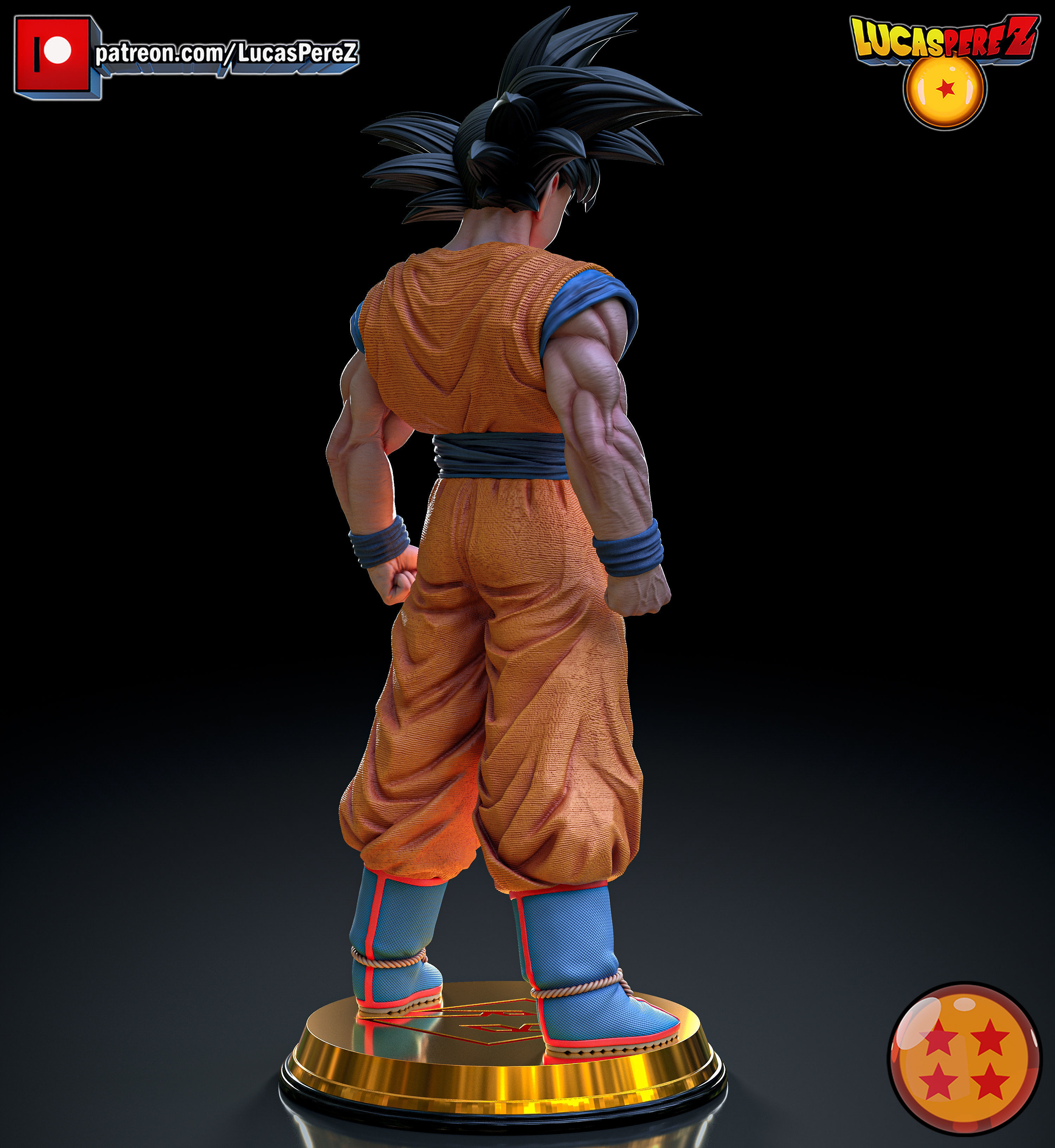 GOKU Z WARRIORS 3D print model_6