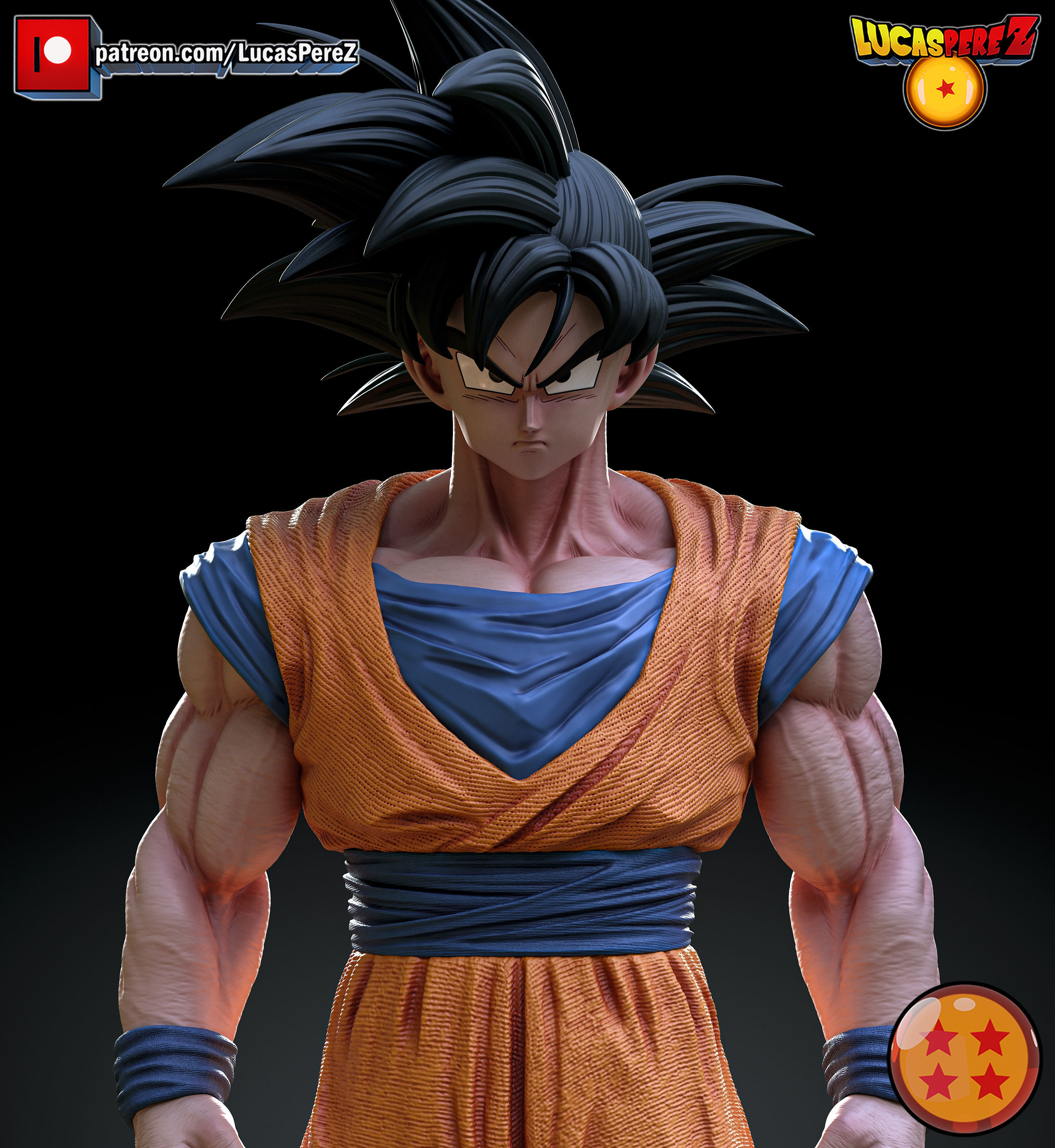 GOKU Z WARRIORS 3D print model_9