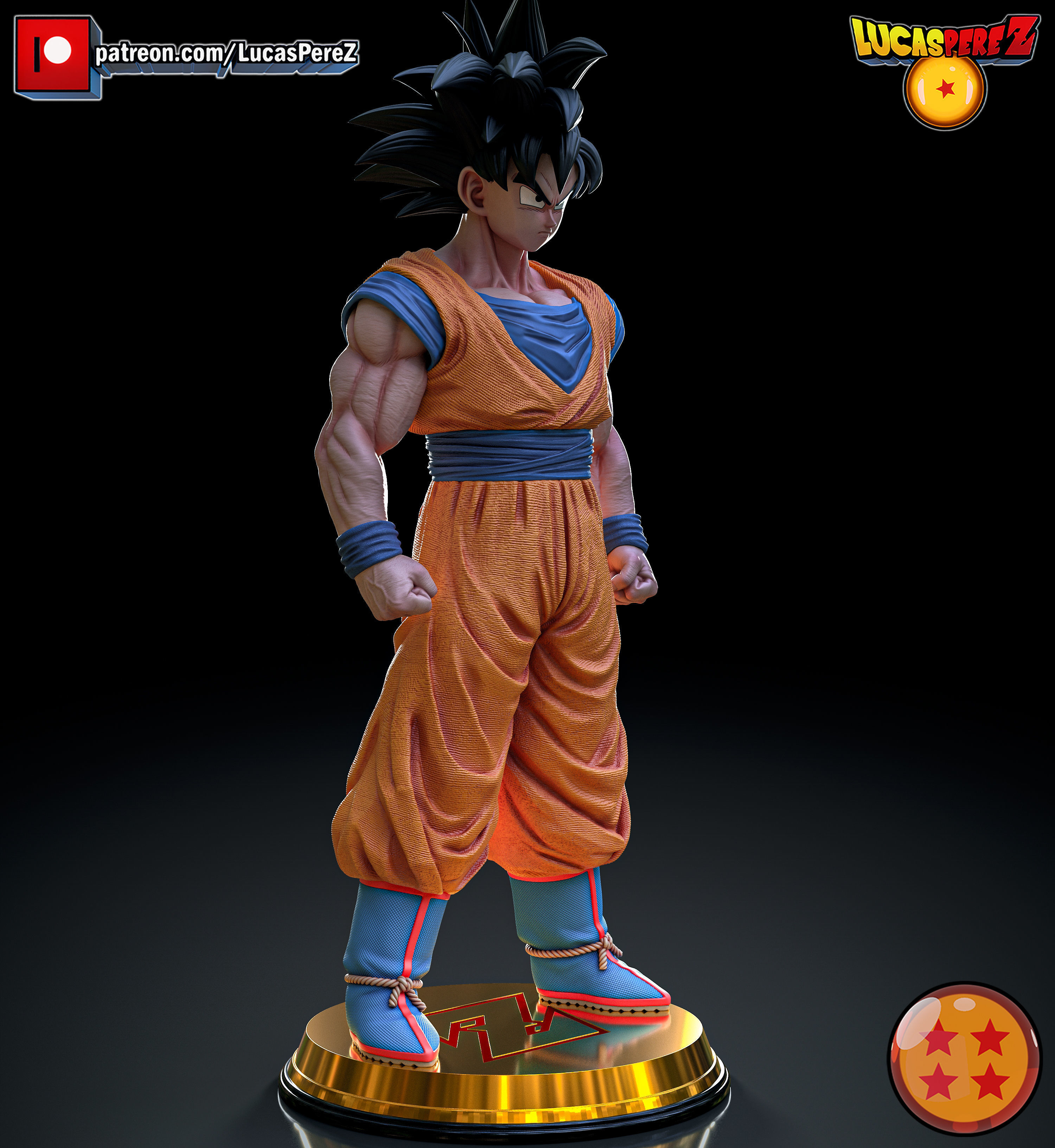 GOKU Z WARRIORS 3D print model_8