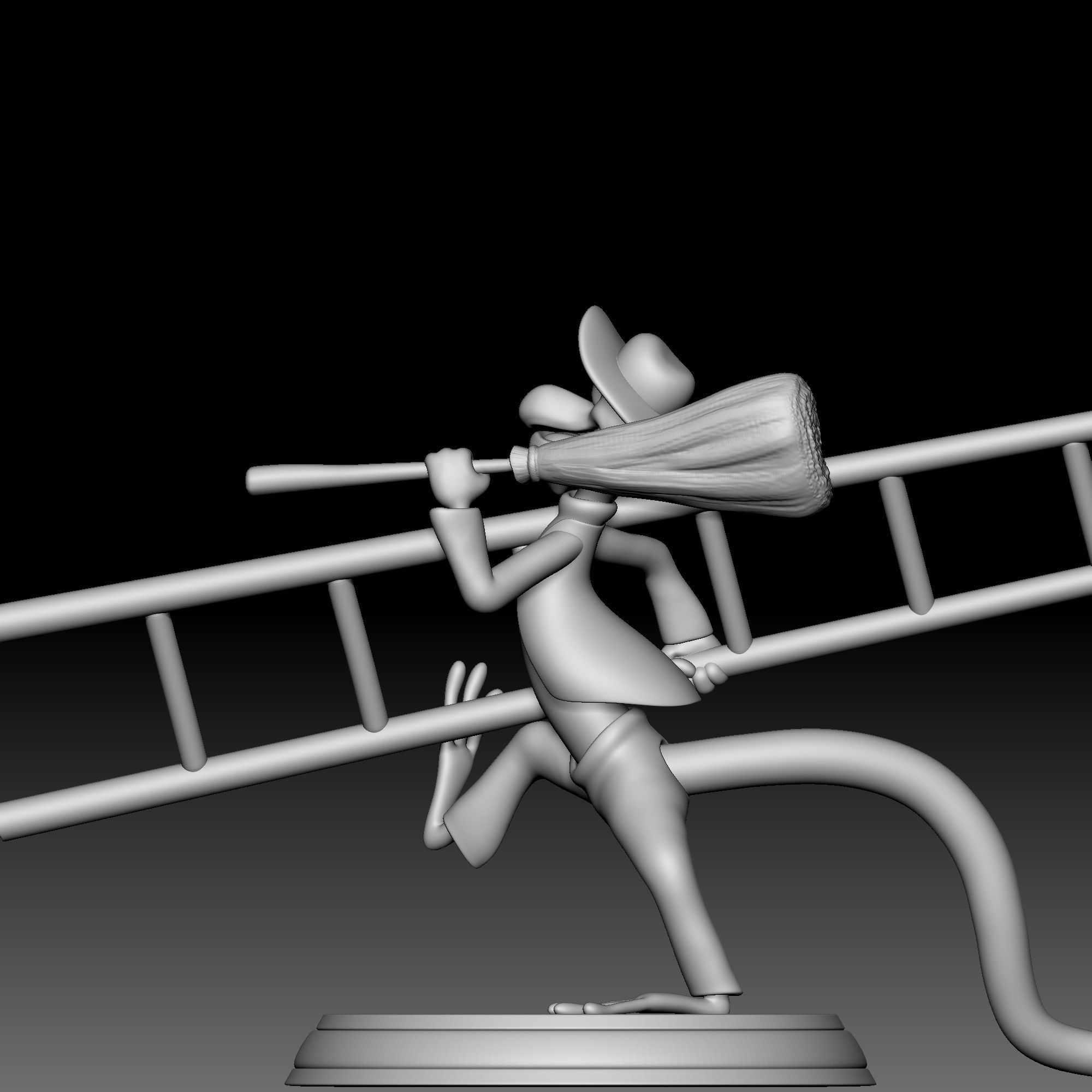 Lizard - Alice in Wonderland - 010 3D print model_3