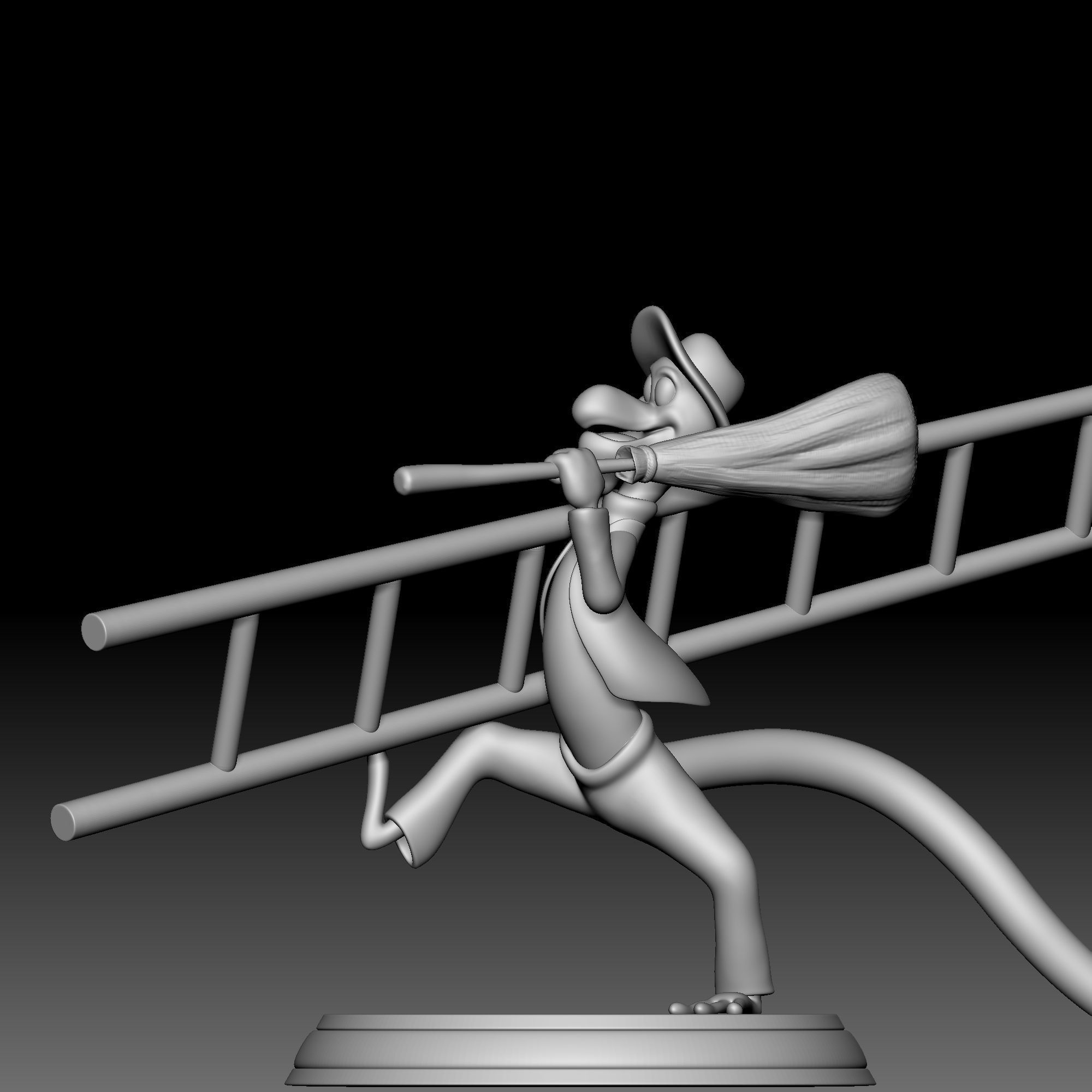 Lizard - Alice in Wonderland - 010 3D print model_2