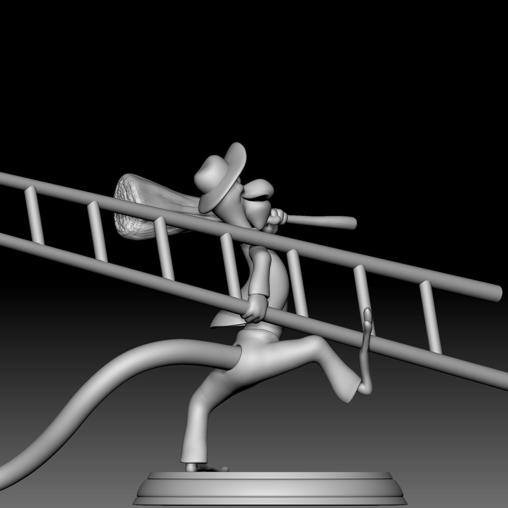 Lizard - Alice in Wonderland - 010 3D print model_6