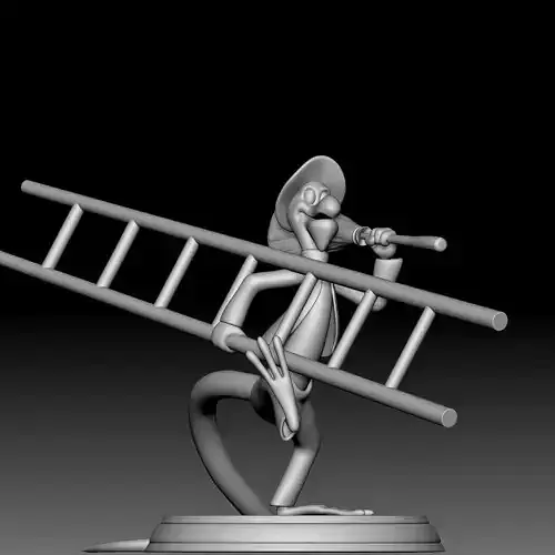 Lizard - Alice in Wonderland - 010 3D print model
