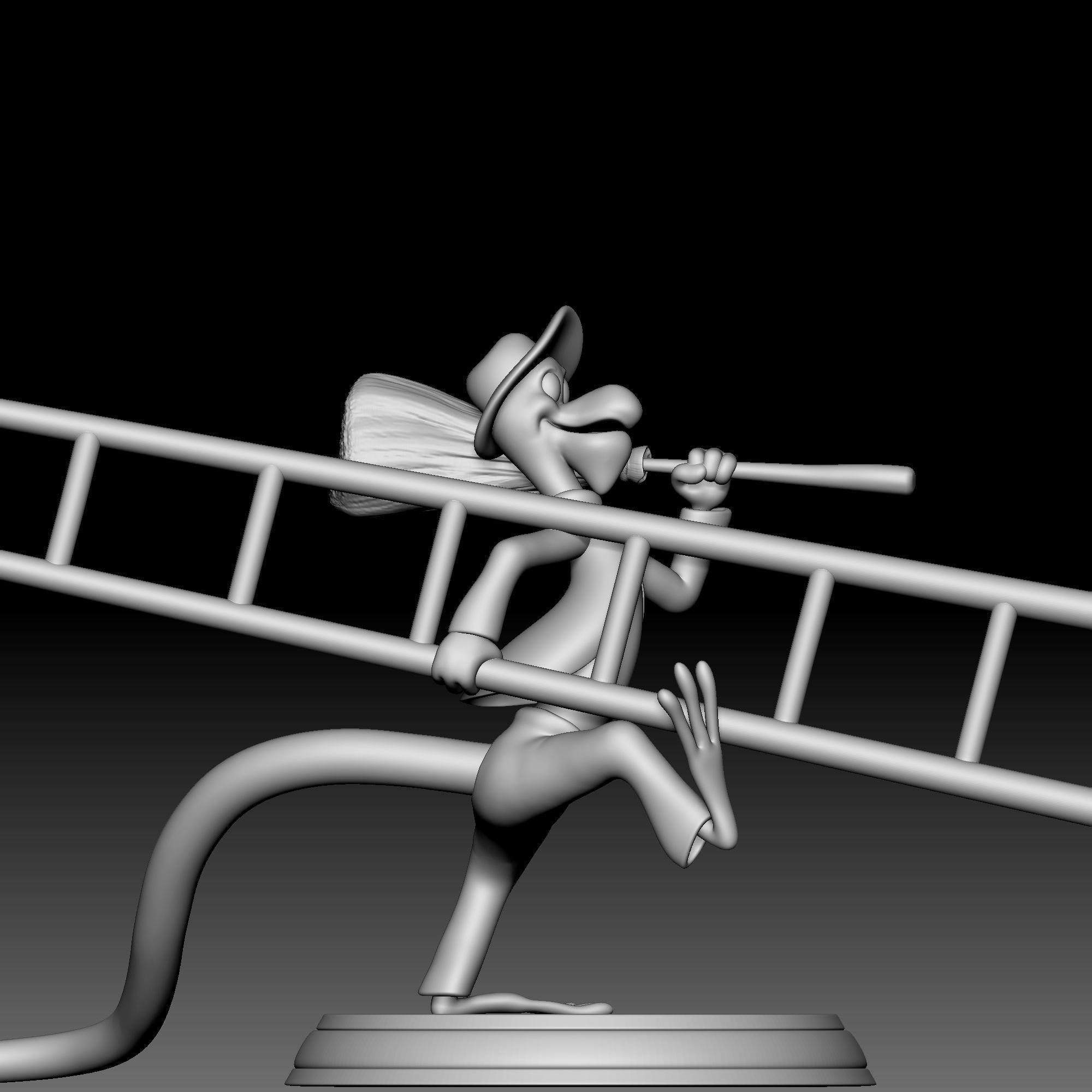 Lizard - Alice in Wonderland - 010 3D print model_7