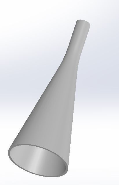 Pee funnel 3D print model_3