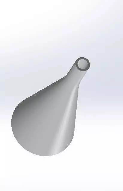 Pee funnel 3D print model_0