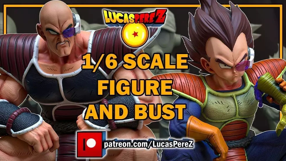 DIORAMA NAPPA AND VEGETA 3D print model_0