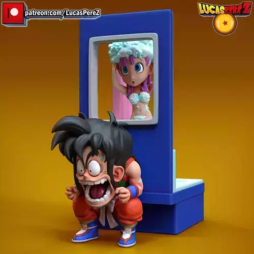 YAMCHA AND BULMA 3D print model