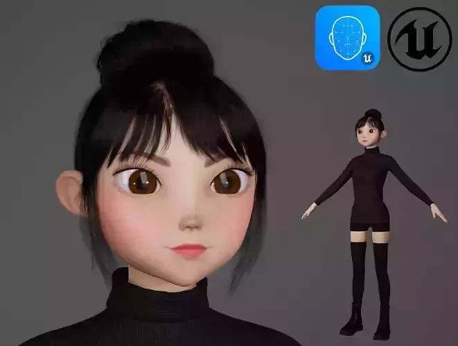 Beauty Girl 3D model