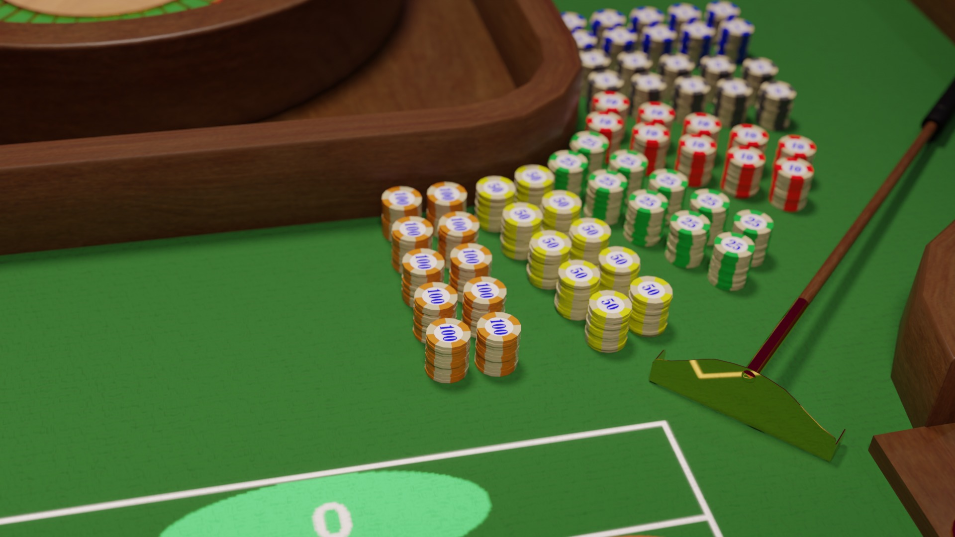 Roulette Table 3D model_6