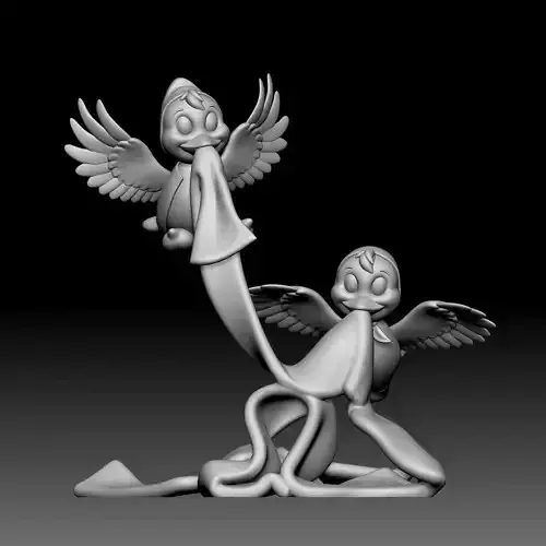 Birds - Cinderella - 010 3D print model