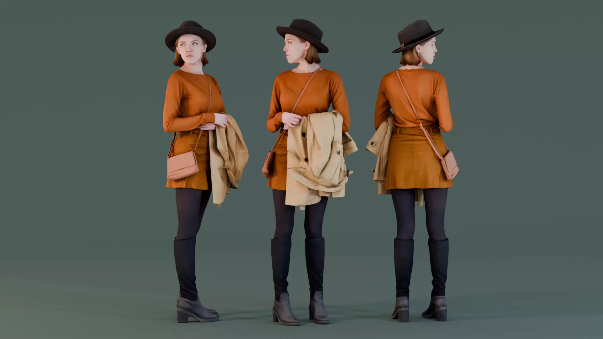 Mid-Century Modern 3D model_0