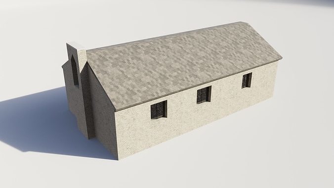 ChurchCountrySide 3D model