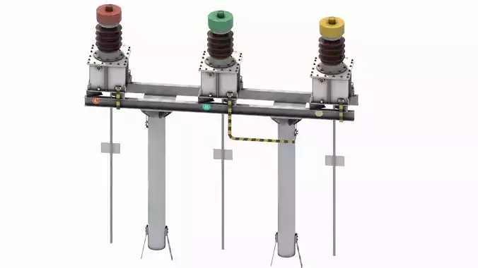 Voltage Transformer 3D model