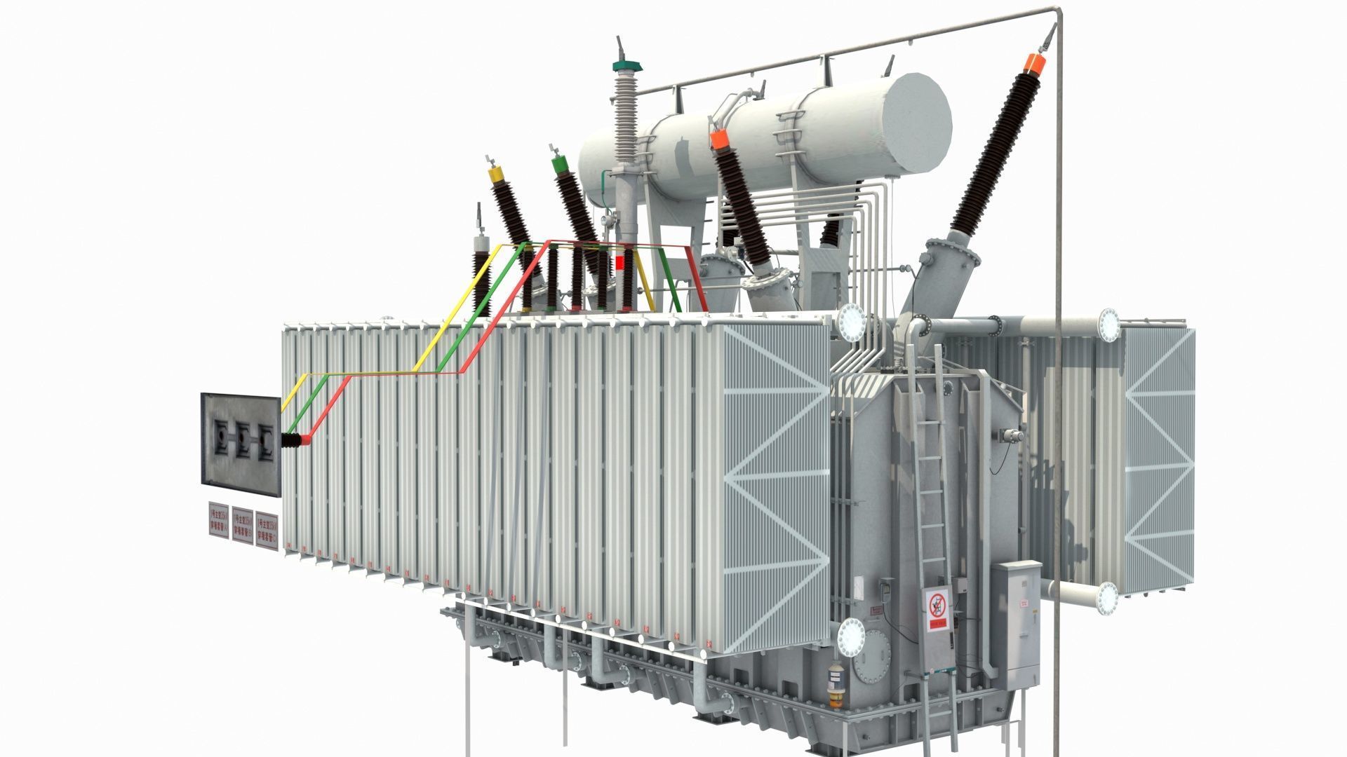 High Voltage Transformer 3D model_4