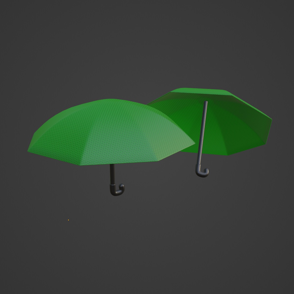 Stylized Umbrella 03 Low-poly 3D model_6