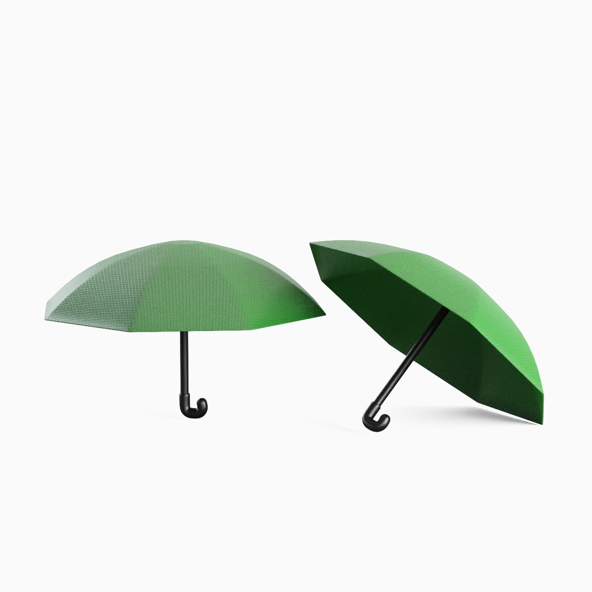 Stylized Umbrella 03 Low-poly 3D model_4