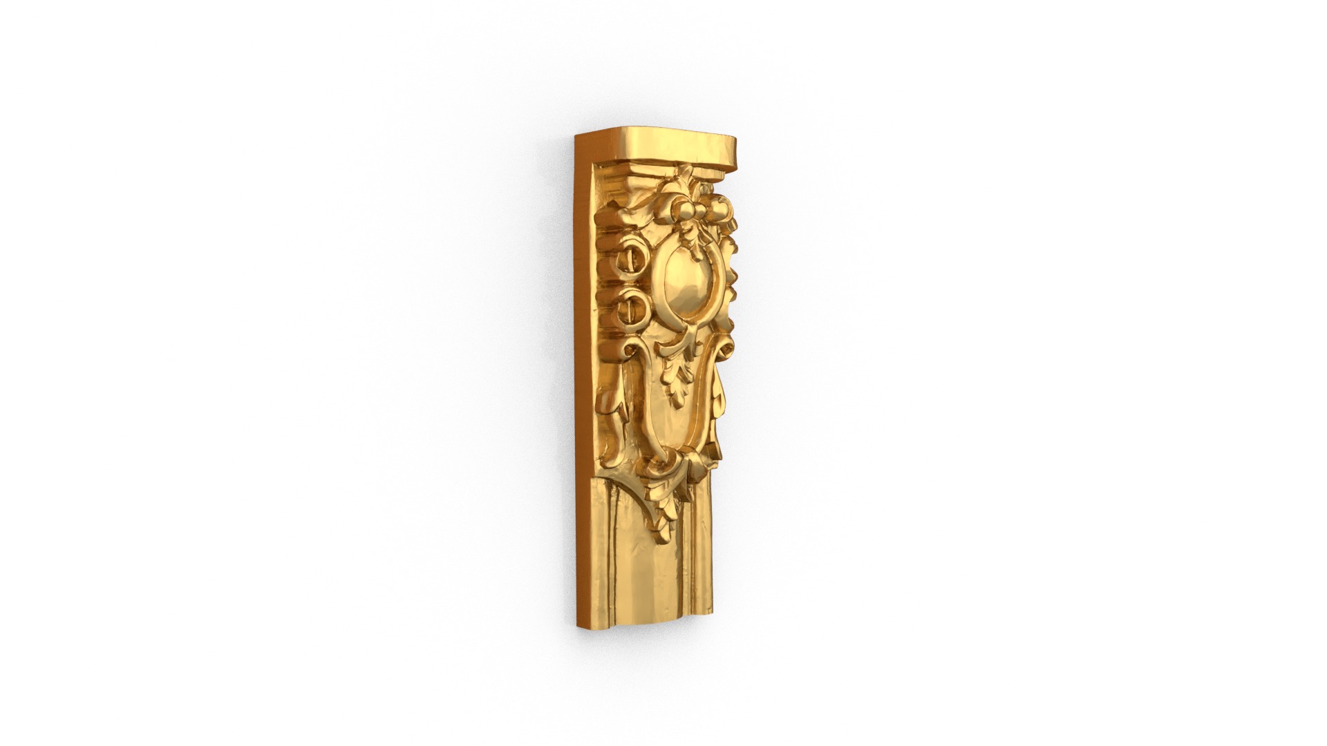 Classic decor ornament carved 12 3D model_2