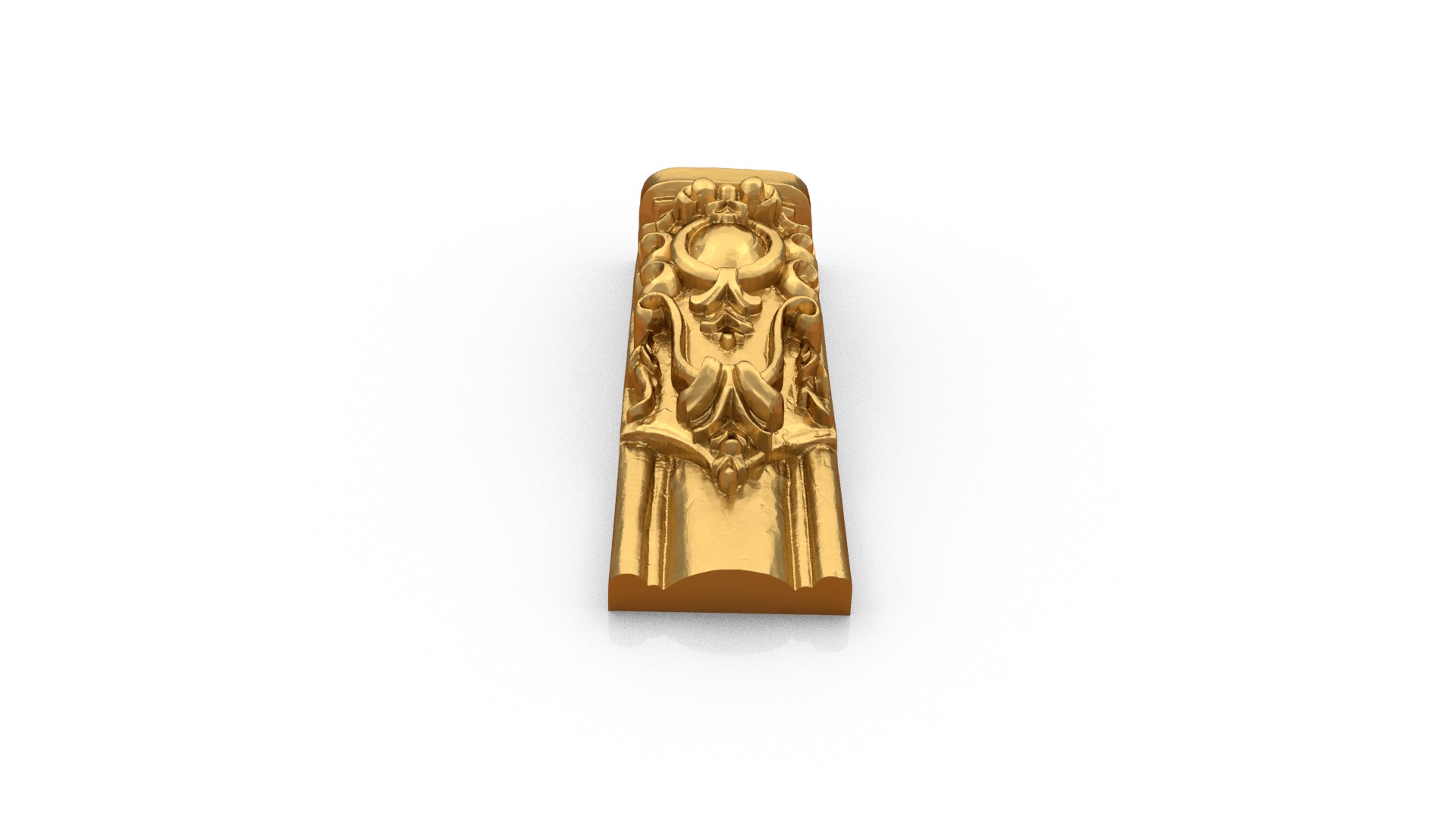 Classic decor ornament carved 12 3D model_4