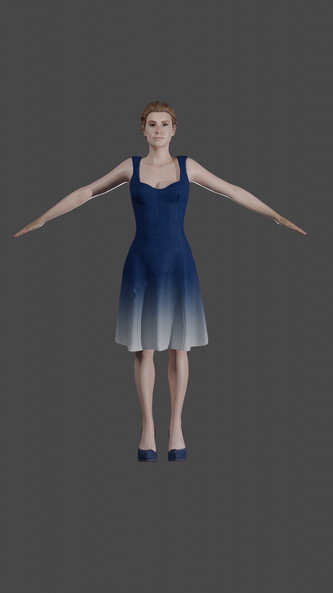 girl 3d model  3D model_1