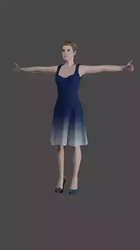 girl 3d model 