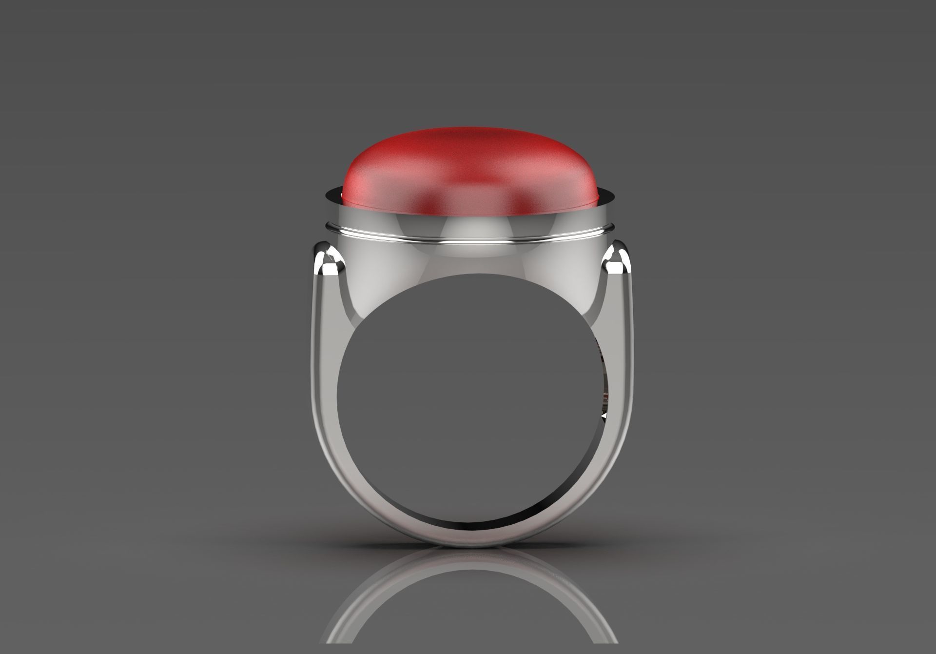 man ring mr0107 3D print model_3