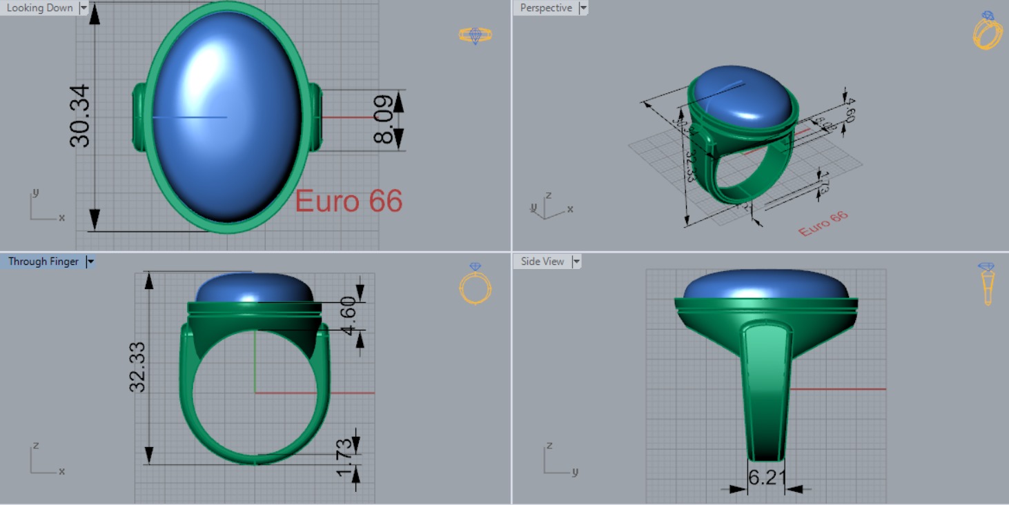 man ring mr0107 3D print model_6
