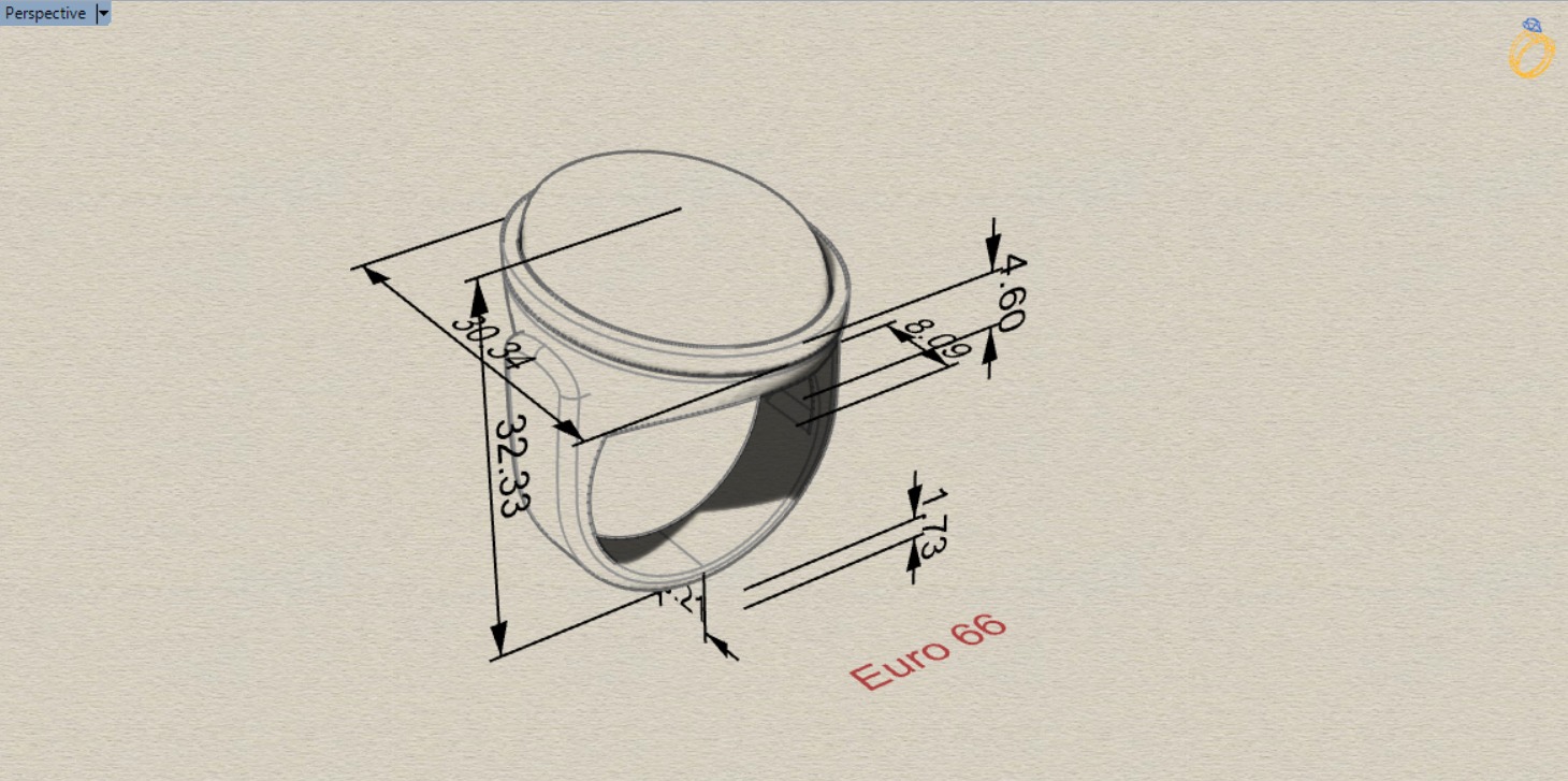 man ring mr0107 3D print model_8