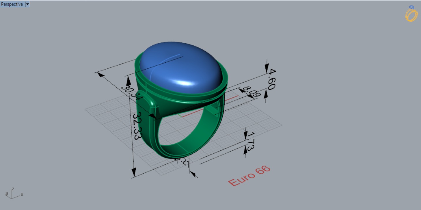 man ring mr0107 3D print model_7